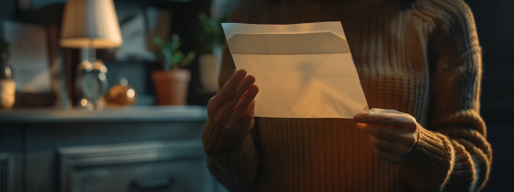 a person carefully inspecting an email attachment before downloading it to avoid potential malware.
