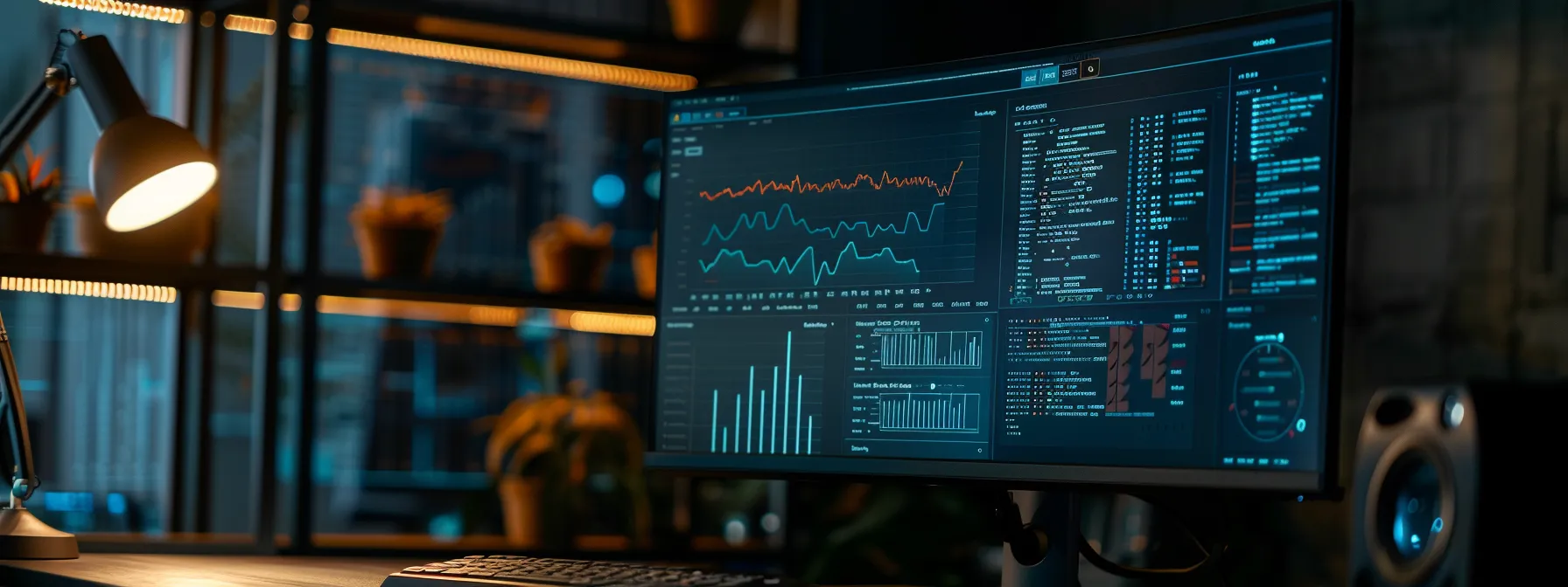 a computer screen displaying a dashboard of email security alerts and statistics.
